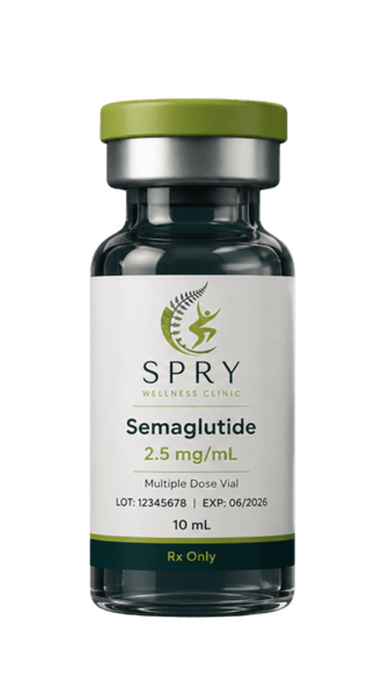 Spry Wellness Semaglutide protocol — clinical still life